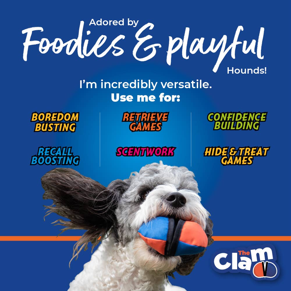 The Clam – Gioco per cani con dispenser di premi