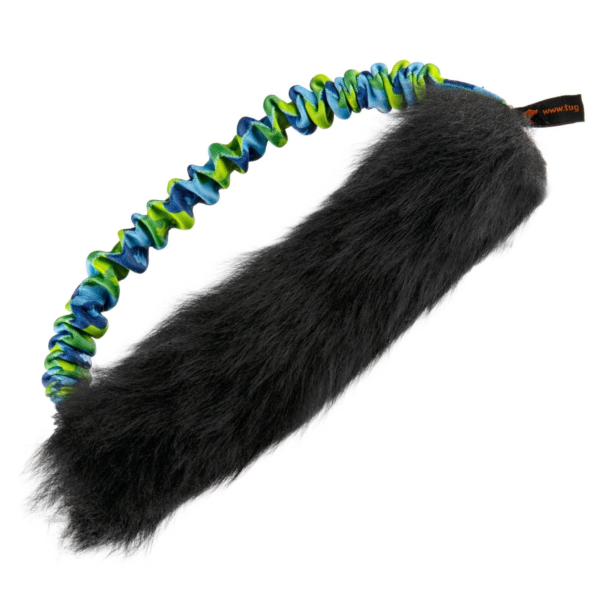 Anello in Pelle di Pecora con Elastico | Giochi Resistenti per Cani | Tug-E-Nuff