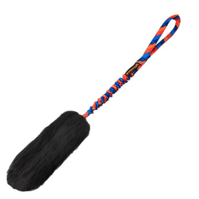 Salamotto con elastico in pelle di pecora WondaBaa | Giocattoli da preda | Tug-E-Nuff