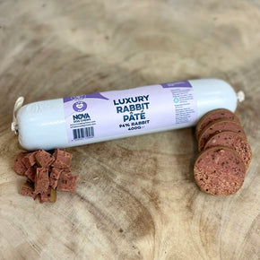 Luxury Rabbit Paté 400g per Cani – Snack Naturale Monoproteico al Coniglio